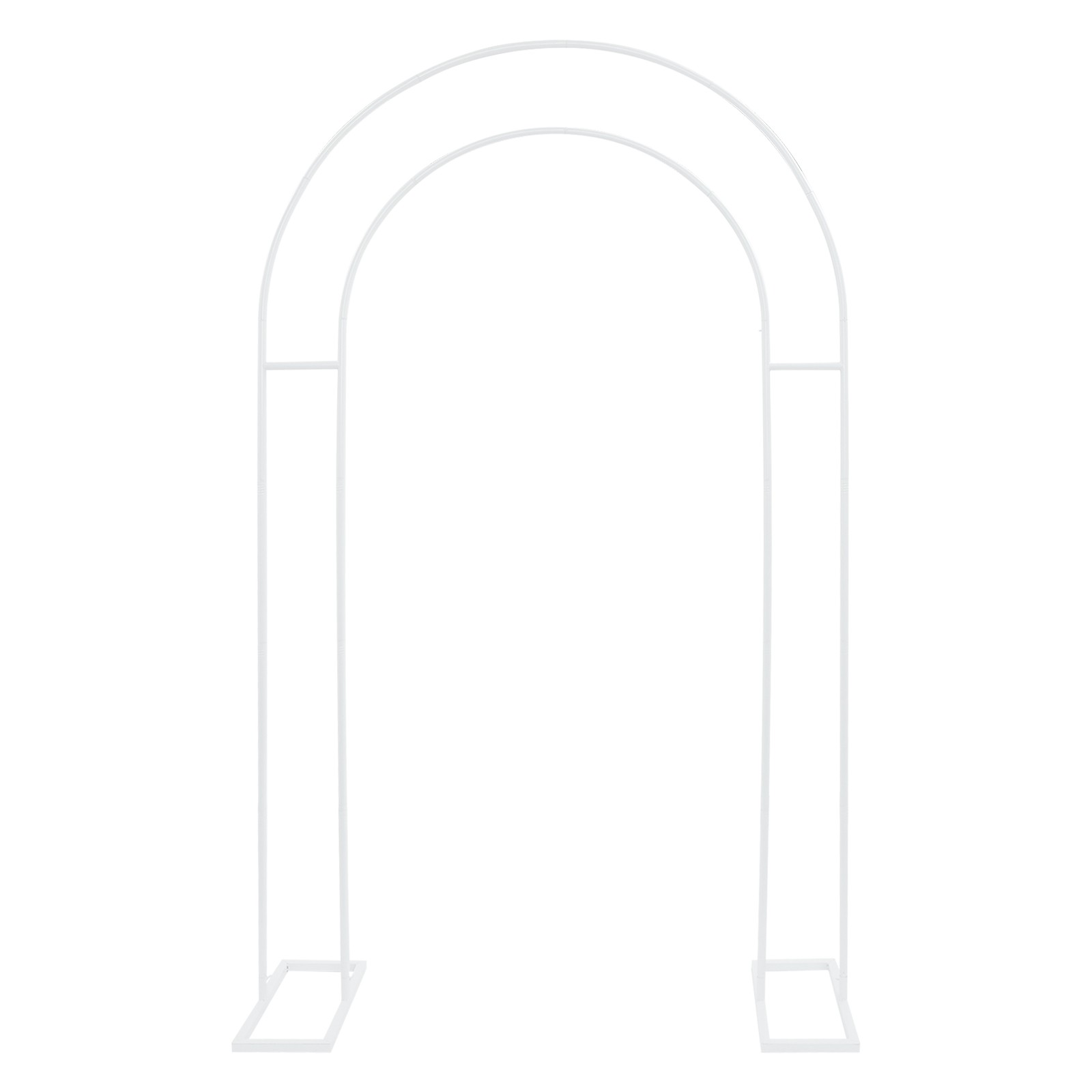 Arch Backdrop Stand,White Wedding Arch Backdrop Stand, Metal Arch Backdrop Stand