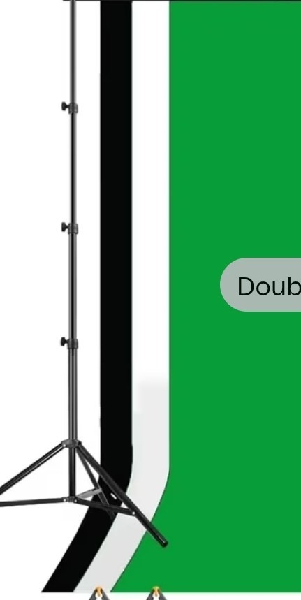 EMART Backdrop Stand 10 x 8.5′ Green Photo Studio Adjustable Background Stand