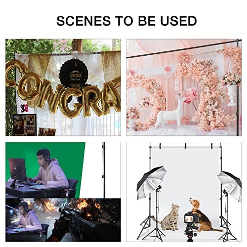 8.5X10ft Background Stand Backdrop Support System Kit 8.5x10ft Backdrop Stand