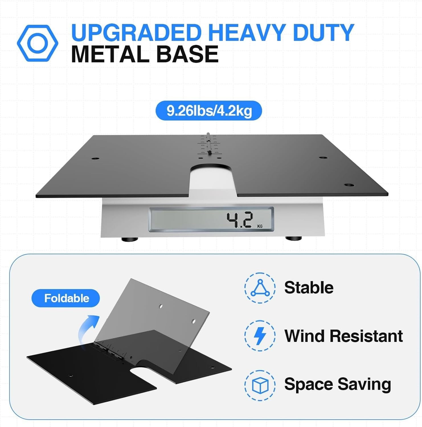 EMART Heavy Duty Backdrop Stand for Parties, 10X10 Ft Pipe and Drape Adjustable