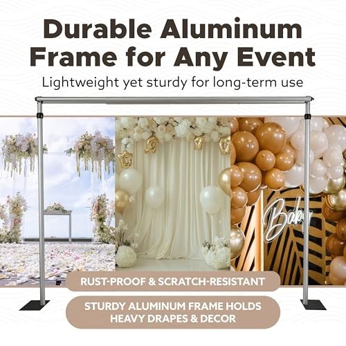 backdrop stand heavy duty 10×10