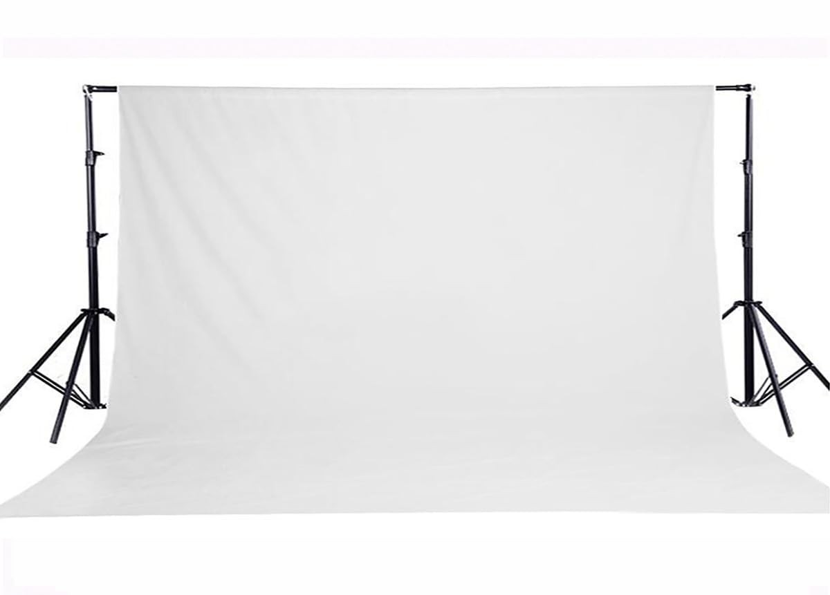 Solid Photography Backdrop Background Chromakey Muslin Portrait White 10x7ft