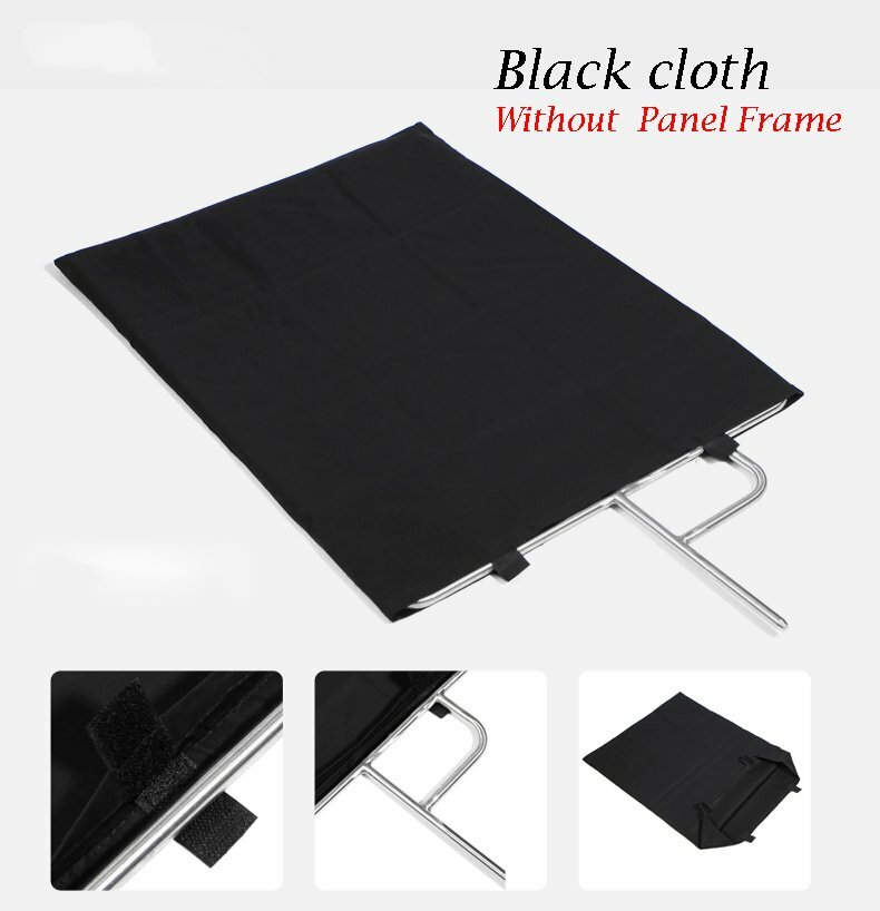 3 Sizes Stainless Flag Panel Cloth Reflector Diffuser for Photo Video Studio