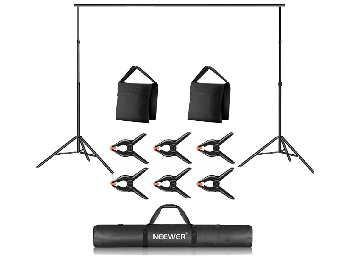 Neewer Photo Backdrop Stand System Kit 7 x 10 ft Adjustable Background * NEW