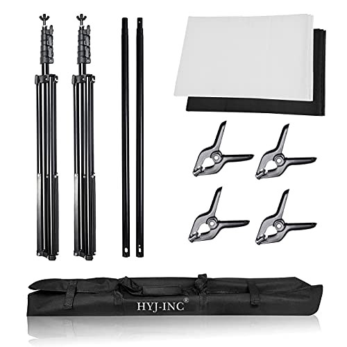 Photo Background Support System with 8.5 x 10ft Backdrop Stand Kit, 100%