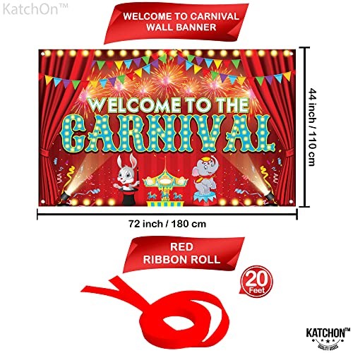 , Welcome to the Carnival Banner – XtraLarge 72×44 Inch | Carnival