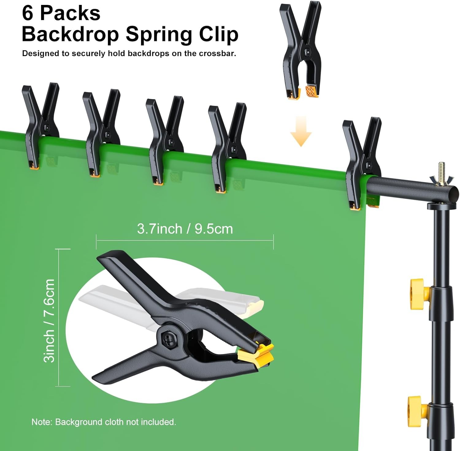 LINCO Lincostore Backdrop Stand for Parties Kit 10×7 ft Adjustable Back Drop Pho