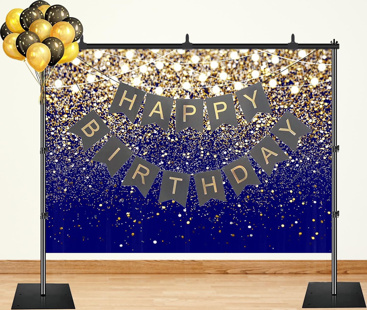 10x8ft Royal Blue Backdrop for Party Graduation Photo Backdrop Birthday Weddi…