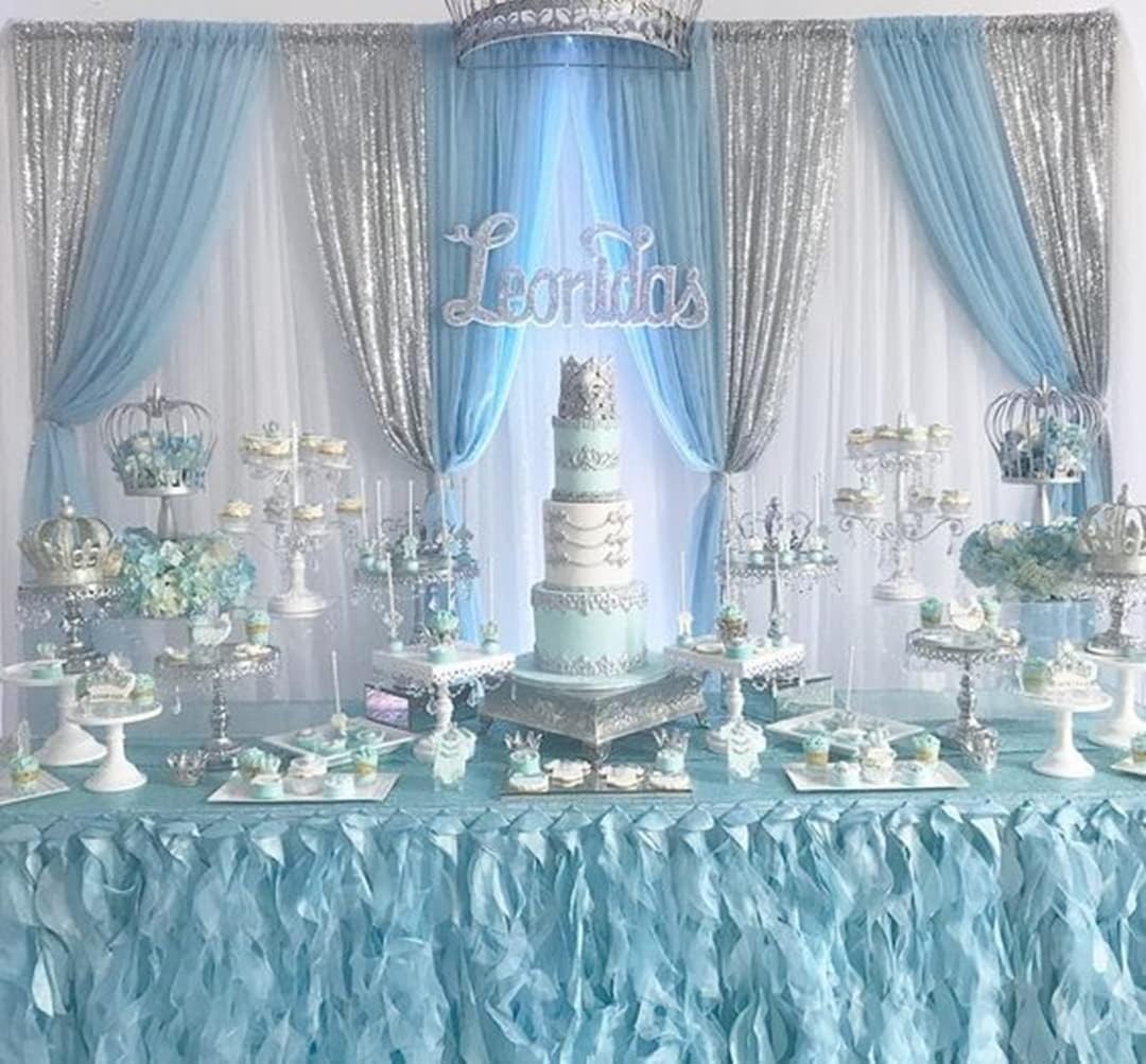 Lightweight Silver Sequin Backdrop Panels – Captivating Event Decor Solution