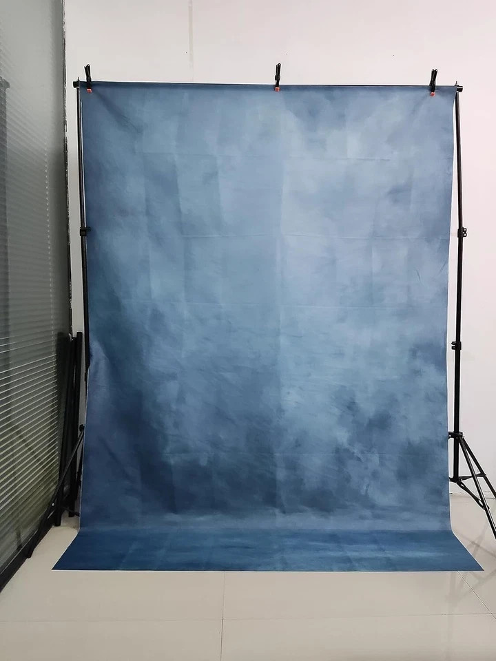 Abstract Blue 5x7ft Backdrop for Graduation, Portraits, and Family Photos