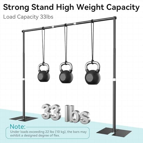 Pipe and Drape Stand Kit, Adjustable Heavy Duty Backdrop Stand 10x10ft Black