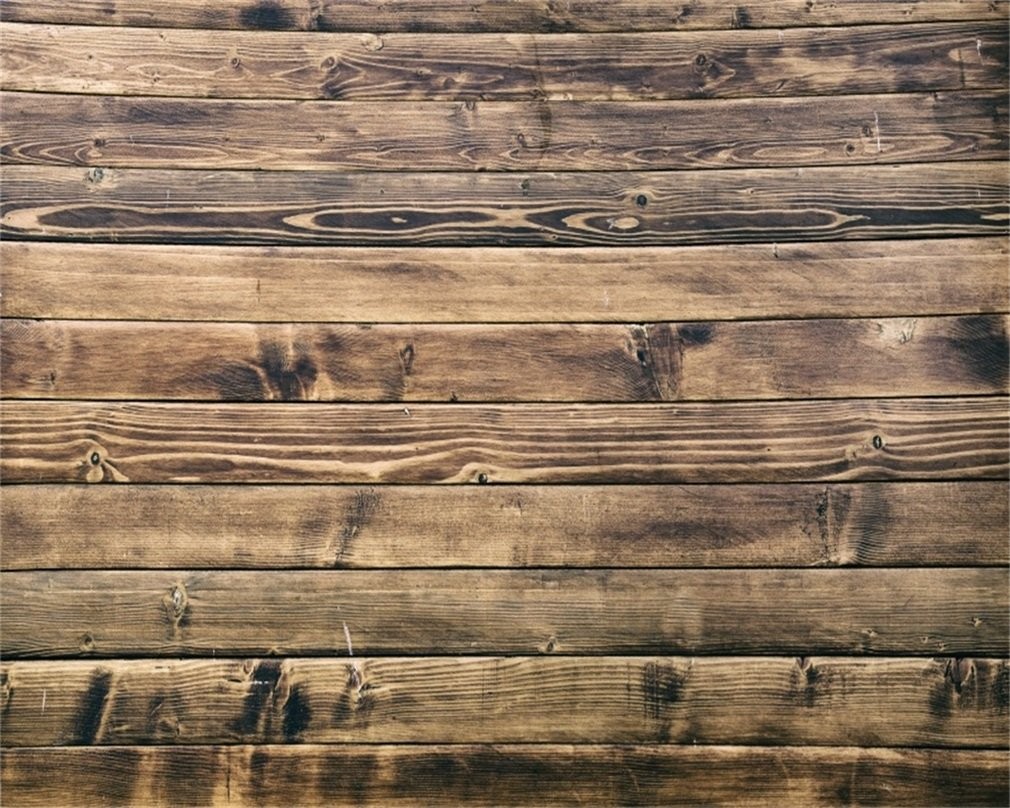 AOFOTO 10x8ft Brown Wood Backdrop Vintage Wooden Board Background Old Wood Pl…