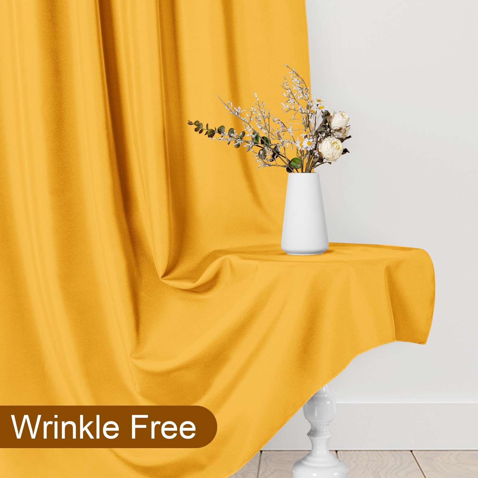 10×7 Ft Backdrop Curtains Party Photography Drapes Rod Pocket Wedding Decor Org