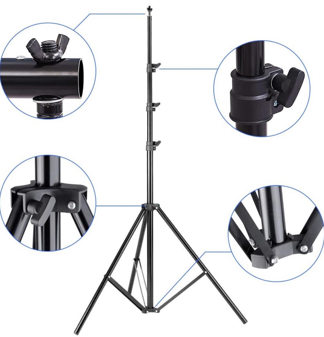 SLOW DOLPHIN 10x 8.5 ft Photo Backdrop Stand,AdjustablePhotography…