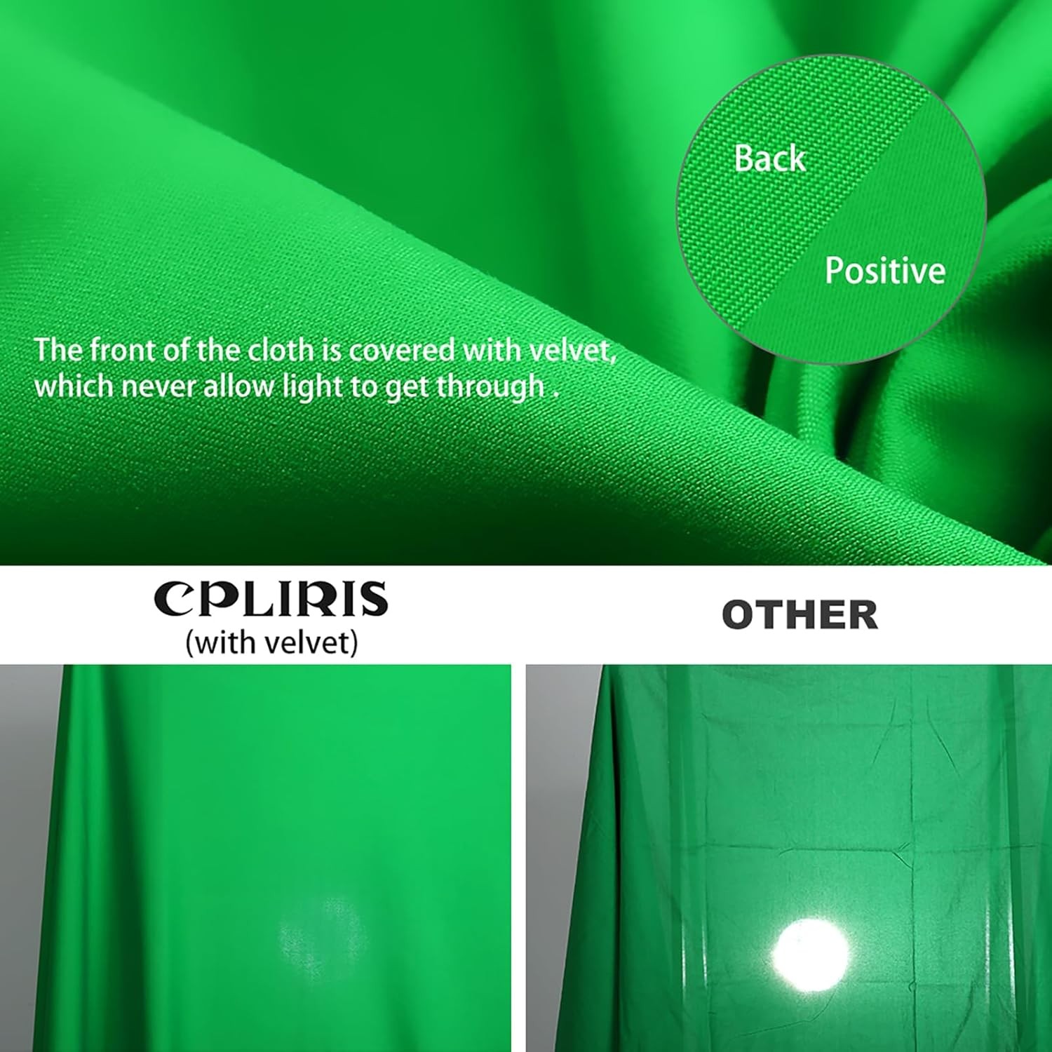 10x20ft Green Screen Backdrop for Photography, Large,