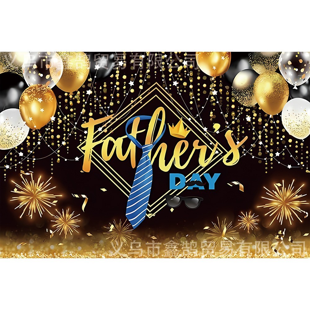 Happy Father’s Day Backdrop Banner Feliz Dia Del Padre Party Photo Background