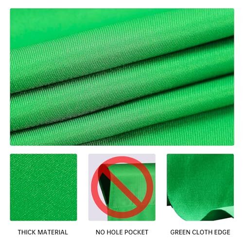 10×20 Ft Photography Backdrop Green Screen Photo Background for Studio Props