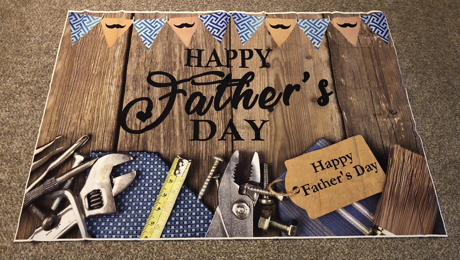7 X 5 Ft Happy Father’s Day Background, Photo Backdrop, Banner