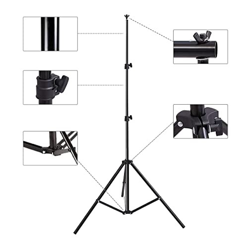 Photo Video Studio Photography Backdrop Stand, 8 x 8 ft Adjustable Photo