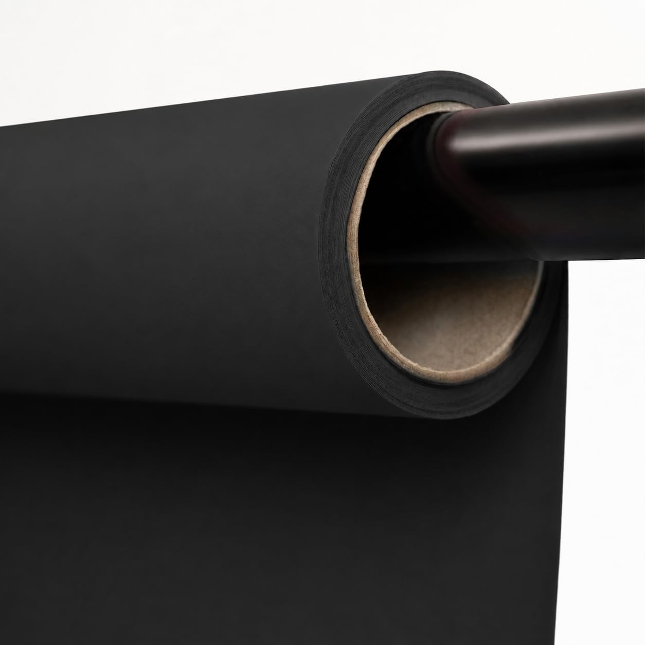 Seamless Paper Backdrop Black Seamless Backdrop Paper Rolls (53”x32.8′ Jet)
