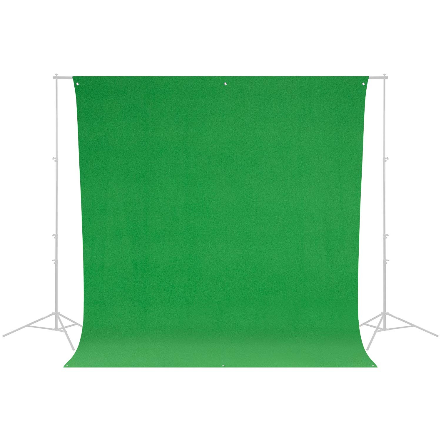 Westcott Wrinkle-Resistant 9′ x 10′ (2.75 x 3.05m) x 10′, Chroma-Key Green
