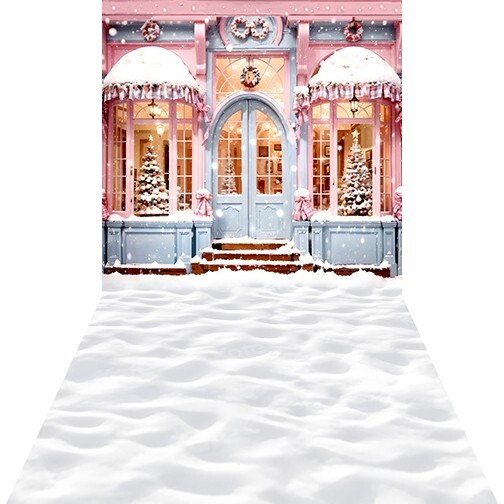10’x20′ CP Christmas Season Scenic Microfiber Fabric background backdrop BHF1827