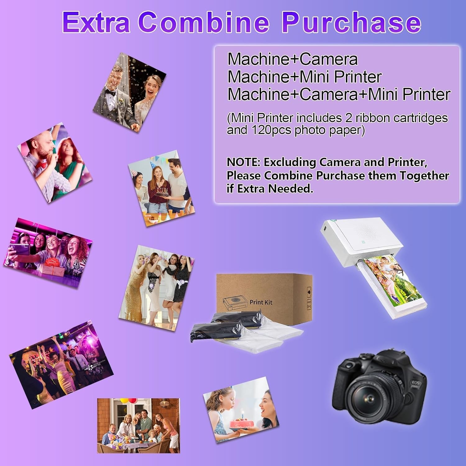 63” Mirror Photo Booth,32” Interactive Touch Screen with Square Light and RGB