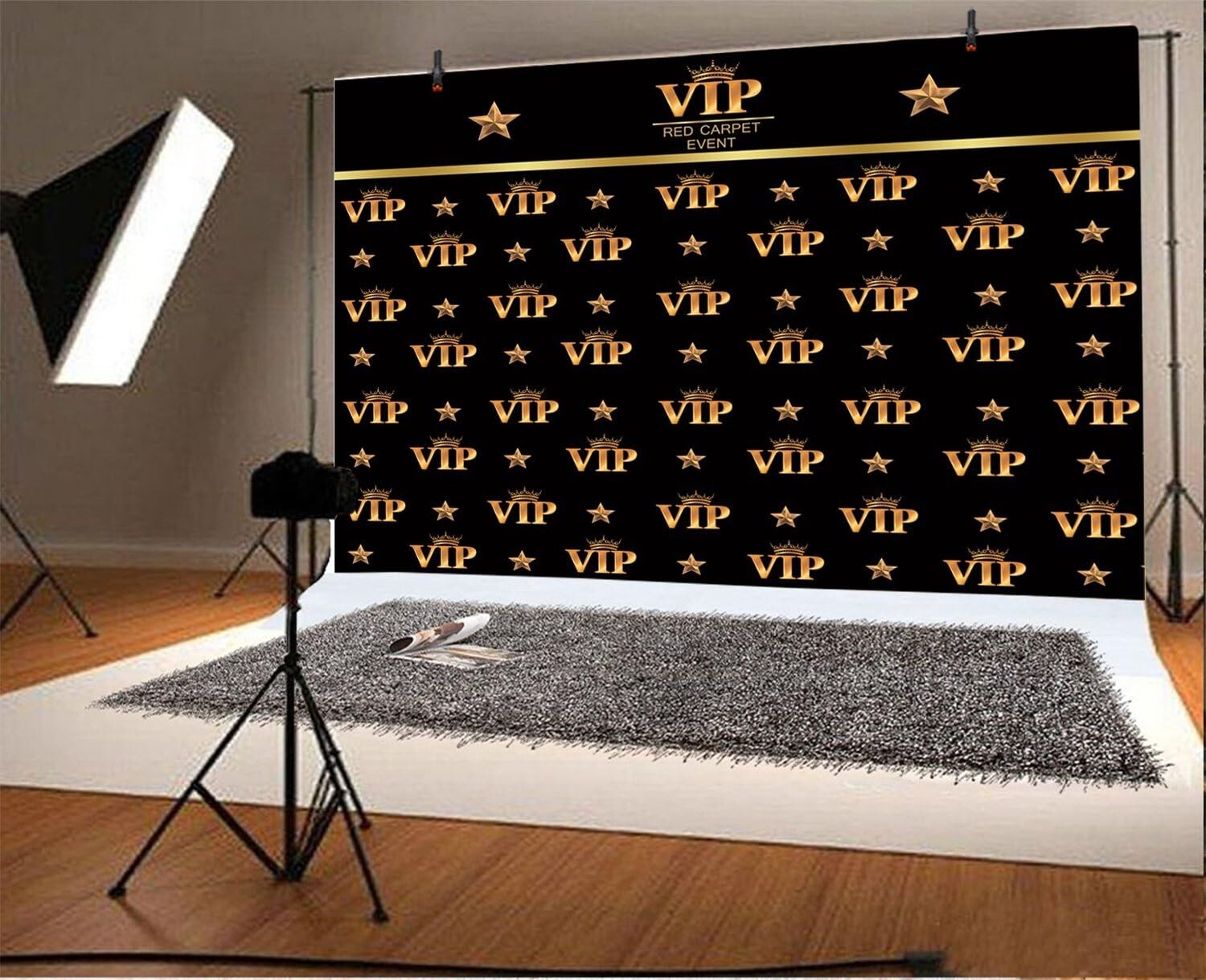 Photo Backdrop 8x6ft Red Carpet Event VIP Guest Photography Background Party