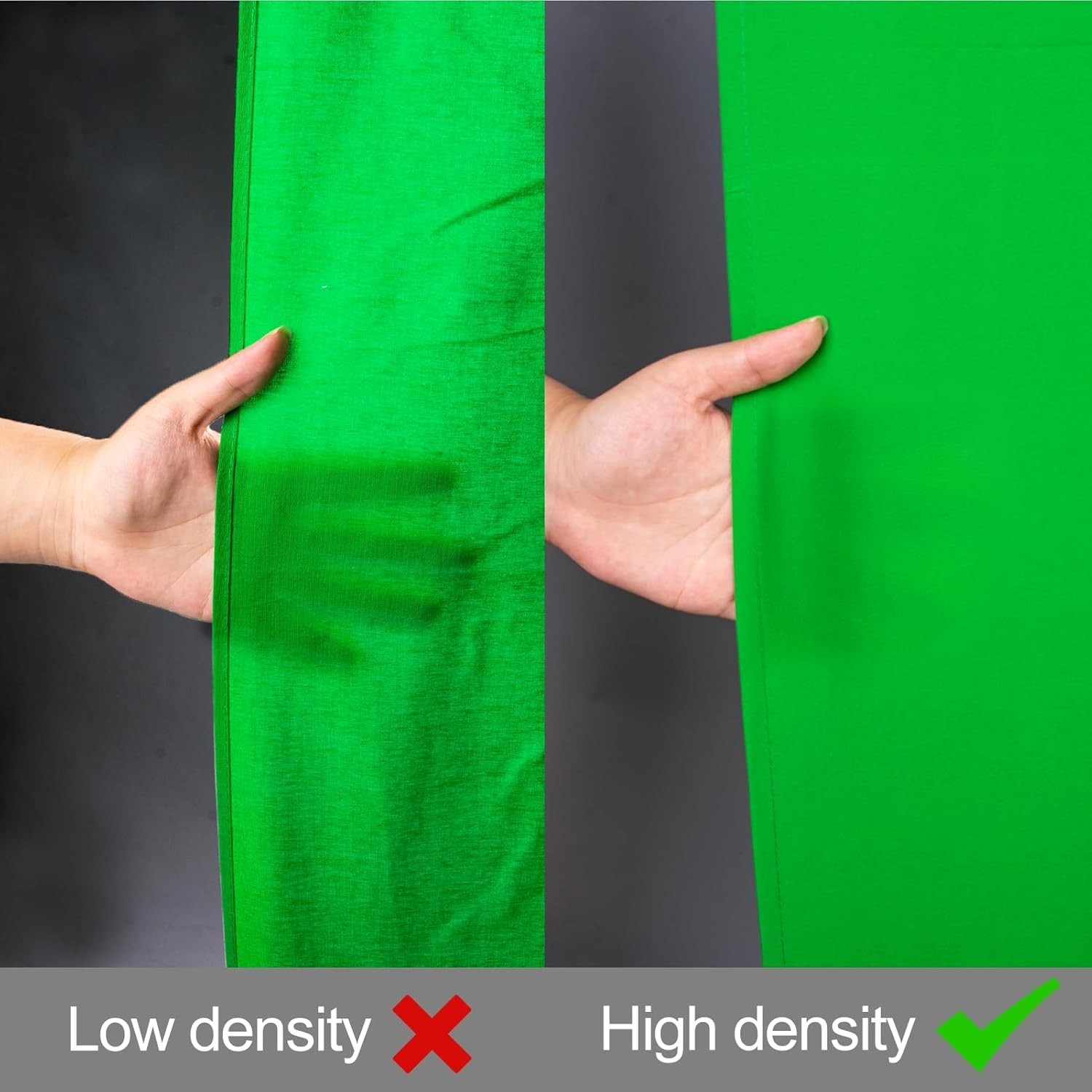 Durable 20×10 ft Green Screen Backdrop for Video Conferencing & Content Creation