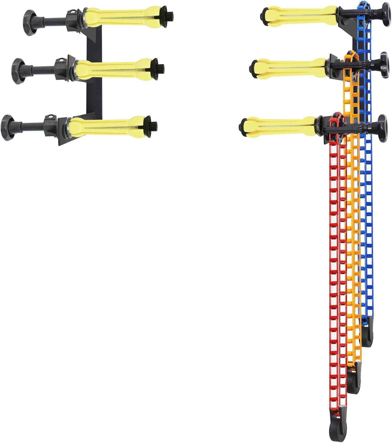 Photography Backdrop Wall Mount 3 Roller Support System,Manual Photo Background