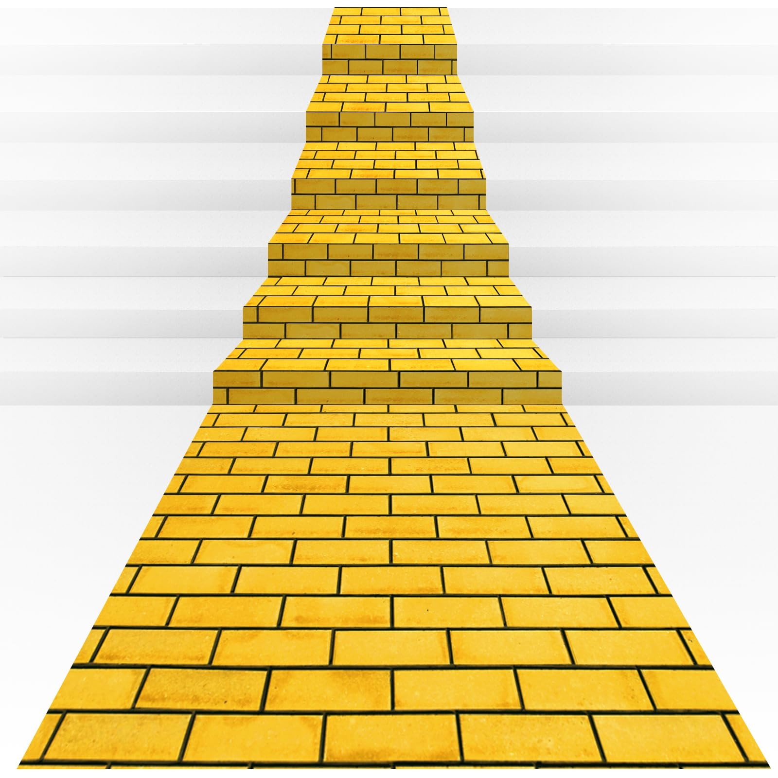 3Pcs Total 4.5×27 Feet Yellow Brick Road Floor 9 x 3Pack,