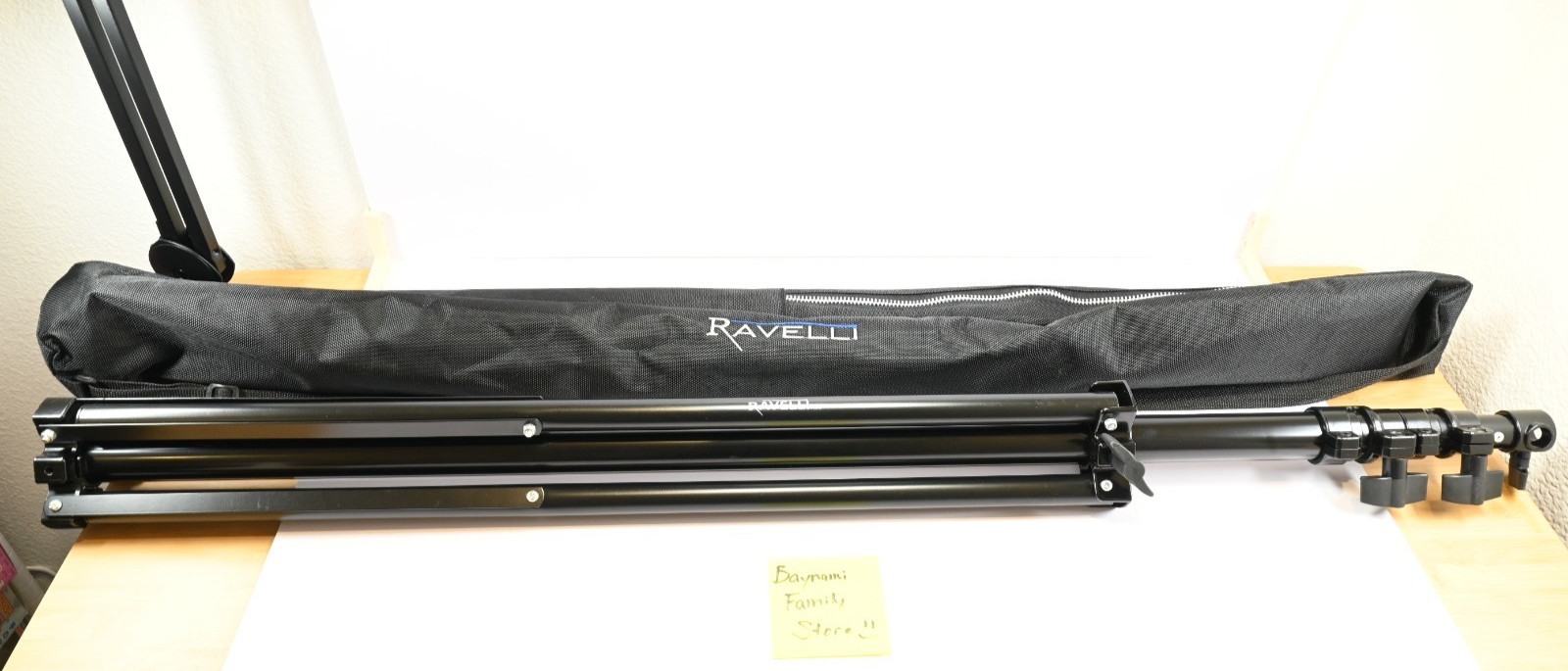 Ravelli ABSL Heavy Duty Photo Video Backdrop Stand Extra Large at 13′ Tall + Bag