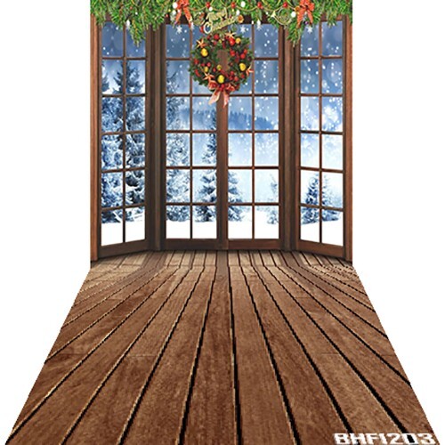 10’x20′ CP Christmas Season Scenic Microfiber Fabric background backdrop BHF1203