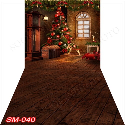 10’x20′ CP Christmas Season Scenic Microfiber Fabric background backdrop SM040