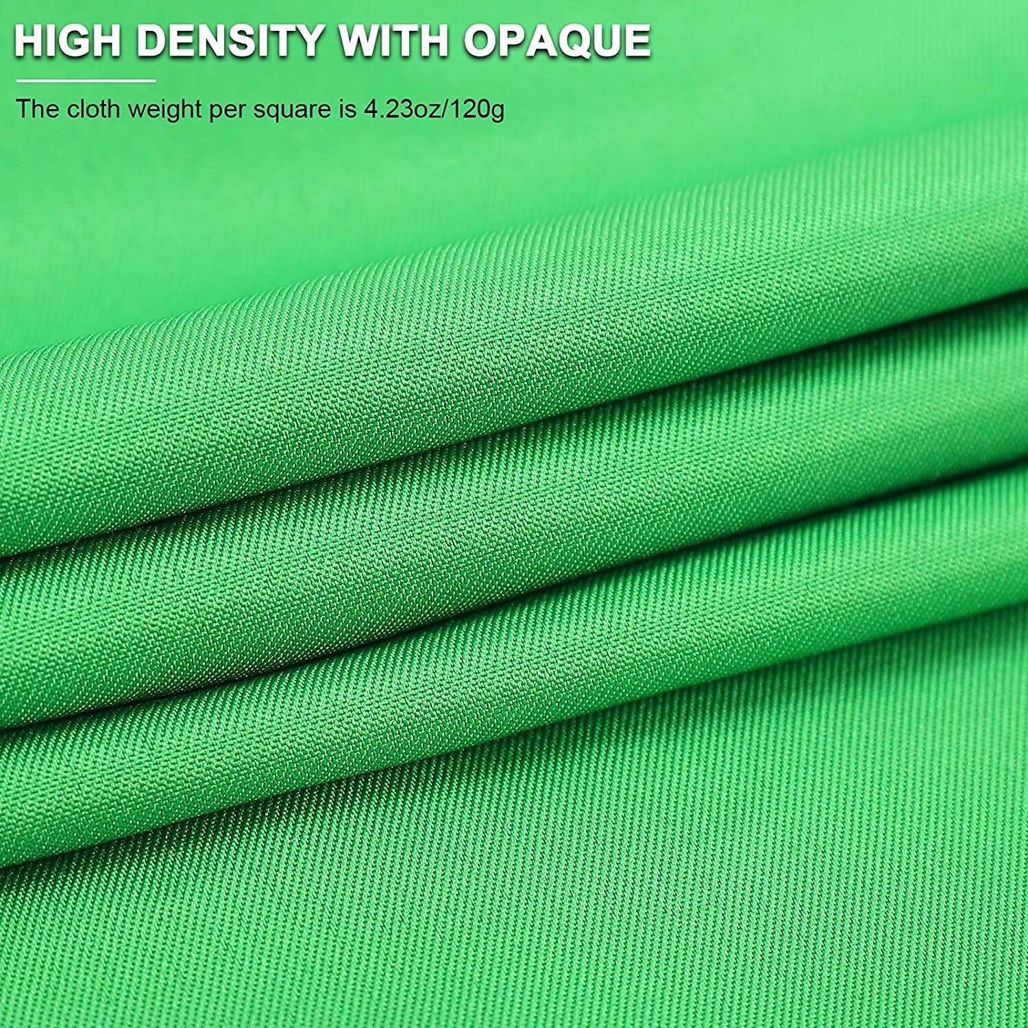 10 X 8 FT Large Green Screen Backdrop for Photography GreenScreen Background