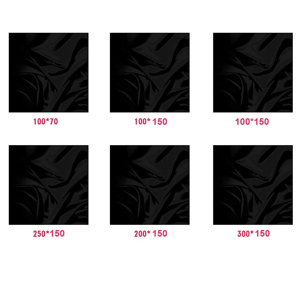 Black Velvet Photography Backdrop,Light Absorbing 150x150cm, as picture show