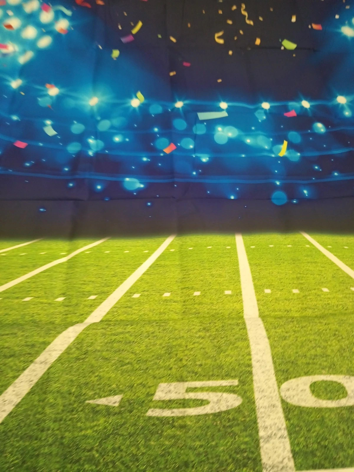Football Field Backdrop – 5’x7’ft Football Stadium Photography Background Sty2