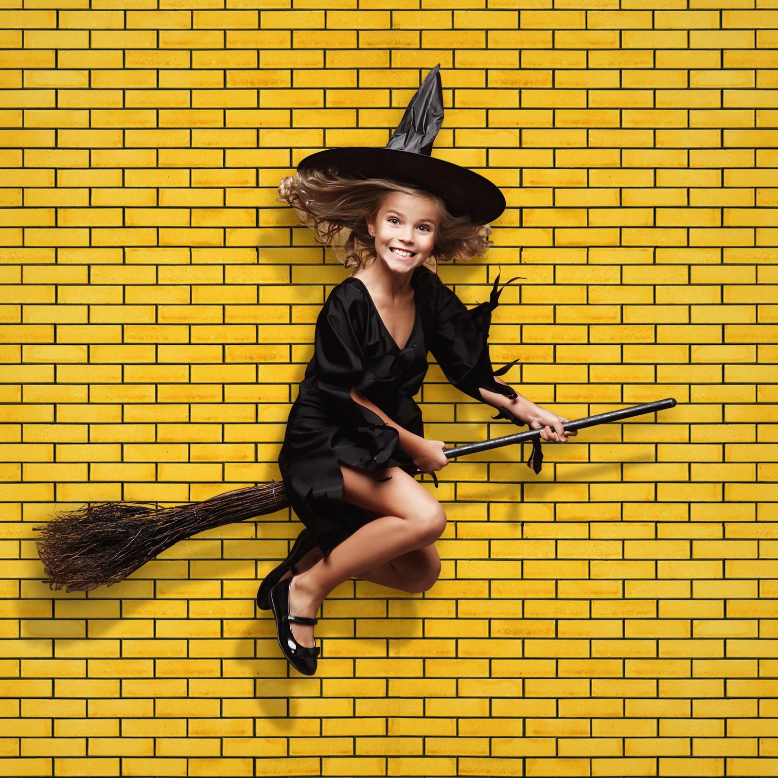 3Pcs Total 4.5×27 Feet Yellow Brick Road Floor 9 x 3Pack,