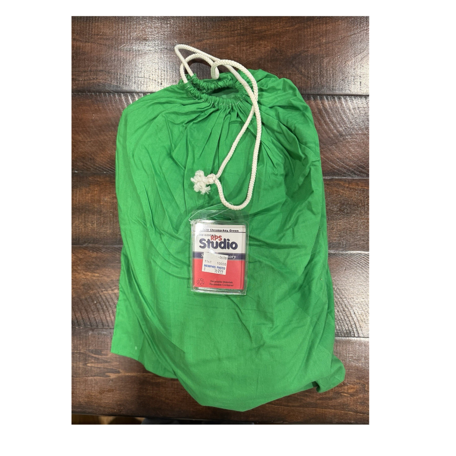 RPS Studio 10×20 ft Chroma-key Green Backdrop RS-RB1020CKG Plain