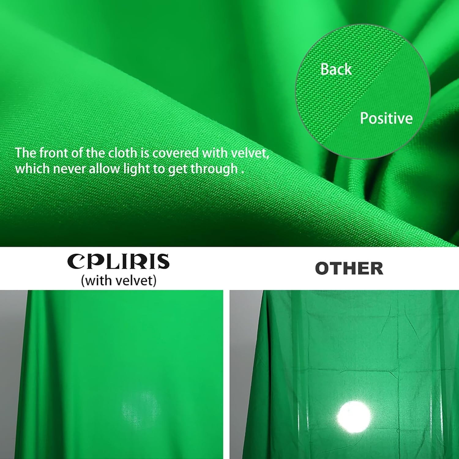 10x20ft Green Screen Backdrop for Photography, Large,