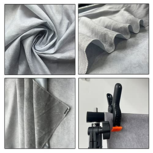 5x7ft Grey Portrait Photography Backdrops Solid Texture Abstract Photo