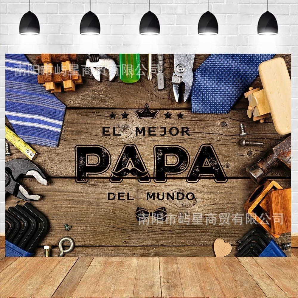 Happy Father’s Day Photography Background Cloth “I Love Dad” Party PropsDecorate