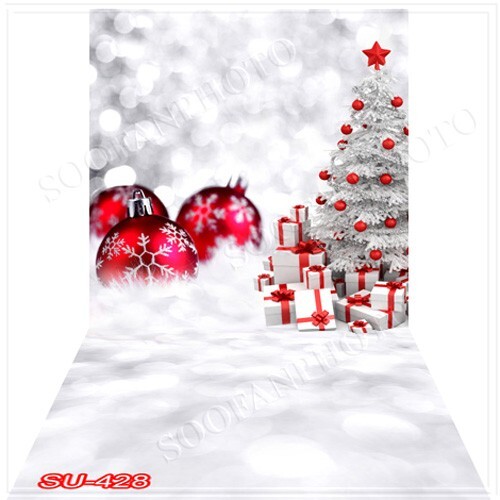 10’x20′ CP Christmas Season Scenic Microfiber Fabric background backdrop SU428