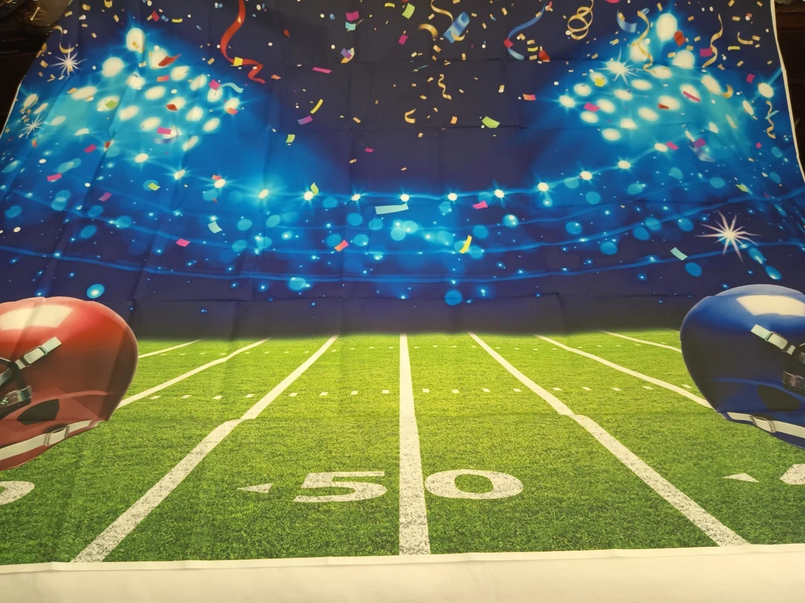 Football Field Backdrop – 5’x7’ft Football Stadium Photography Background Sty2