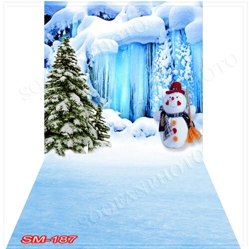 10’x20′ CP Christmas Season Scenic Microfiber Fabric background backdrop SM187