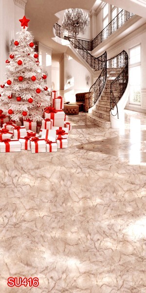 10’x20′ CP Christmas Season Scenic Microfiber Fabric background backdrop SU416