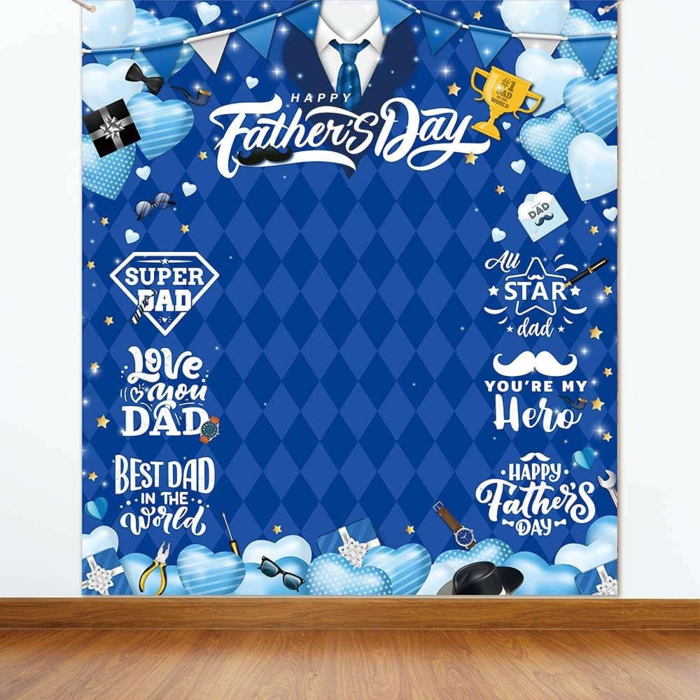 Happy Fathers Day Banner Large Decorations Backdrop Photography Photo