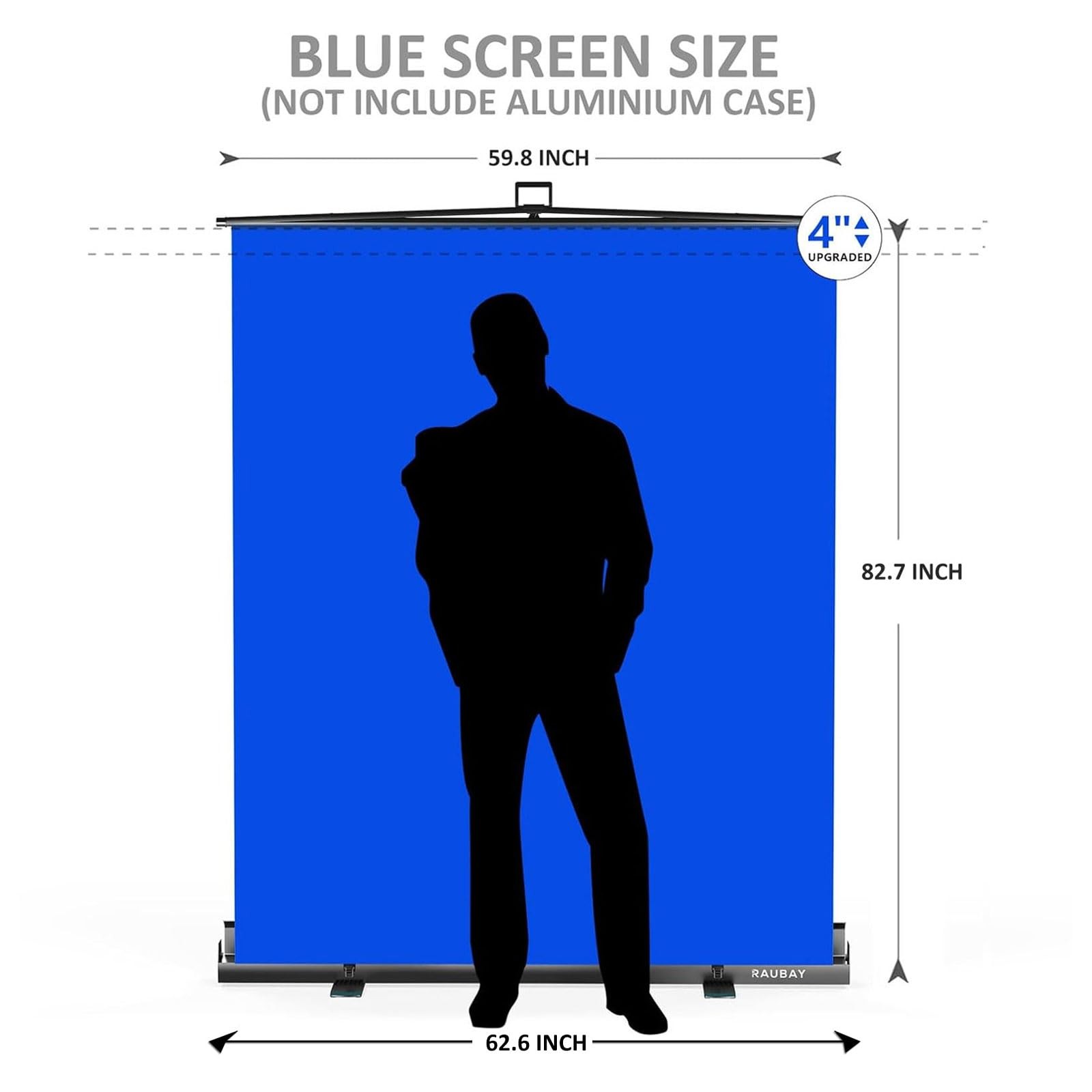 【Easy Set Up】 RAUBAY 59.8 x 82.7in Collapsible Standard (59.8 x 82.7in), Blue