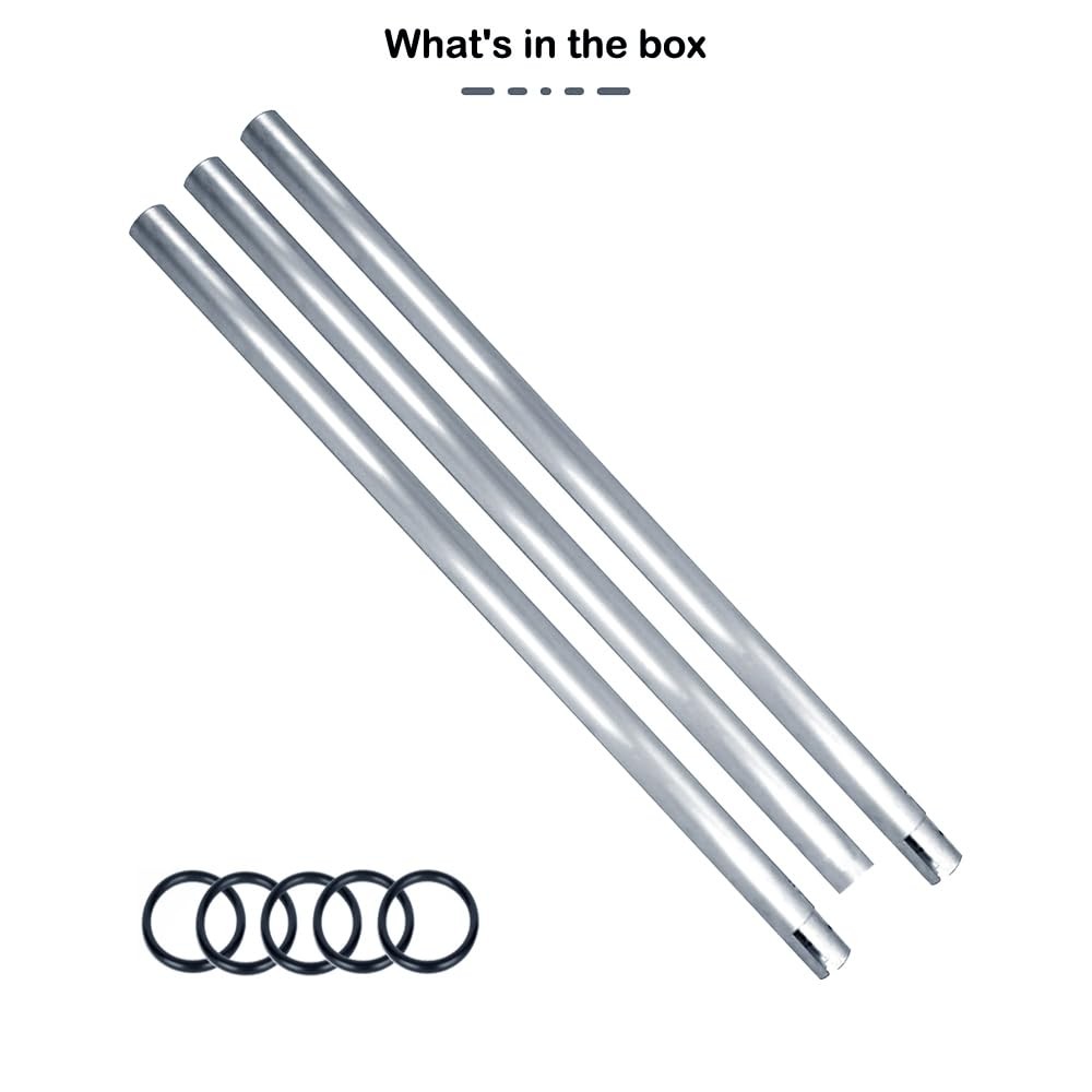 Jorixxy 118″/3m Metal Tube Crossbar for Manual/Electric Studio Roller Backdro…