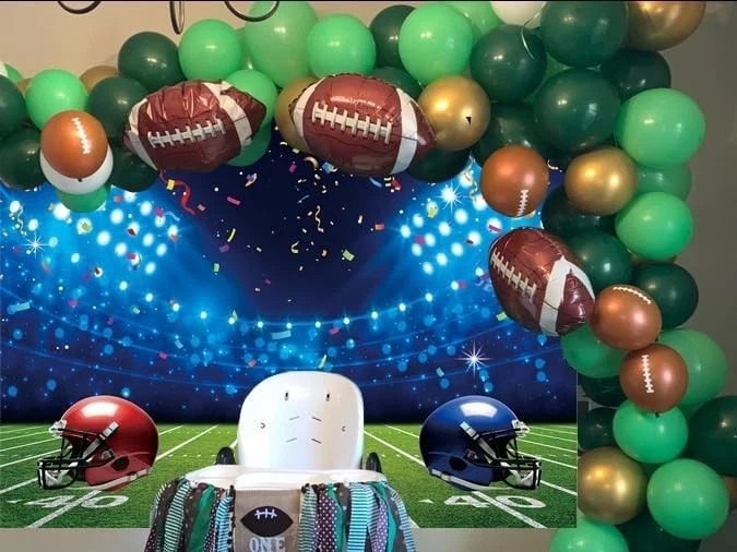 Football Field Backdrop – 5’x7’ft Football Stadium Photography Background Sty2